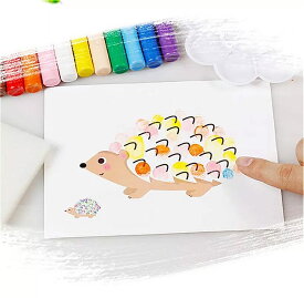 子供 ため 着色された フィンガー ペイント セット 赤ちゃん 教育 玩具 幼稚園 プレゼント