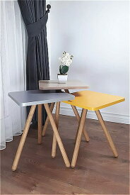 モダン な 木製 の脚 3個 ゴールド カラー の 家具 コーヒー サービス テーブル リビングルーム 新しい シーズン2021