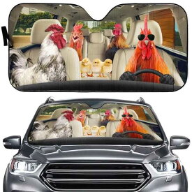 車 ガラス 窓 車 スプレー 面白い 動物 鶏 保護