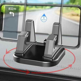 車の携帯電話ホルダー シンプルなダッシュボードマウント gps 車のアクセサリー 360度回転
