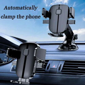 携帯電話ホルダー 自動車アクセサリー 空気出口 クリップマウント GPS スマートフォン 吸盤