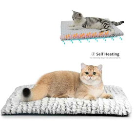 自己加熱猫ベッド ペット 自己新築祝い 電気暖房マット 犬 猫用 加熱毛布機 洗える