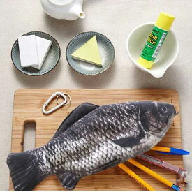 魚 形をしたリアル キャッツペンシルケース 魚 形をしたおもちゃ ジッパー化粧品バッグ ギフト 新モデル