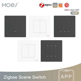 Moes-リモート制御スターリング アプリ付き シーンスイッチ Tuya Smart zigbee 3.0 スマートライフ 新しい