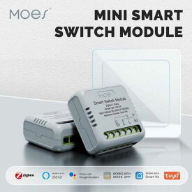 Moes-Star-ミニスマートスイッチ wifi zigbee DIYモジュール ライトスイッチ 1/2ギャング リモコン alexaで動作 Google Home