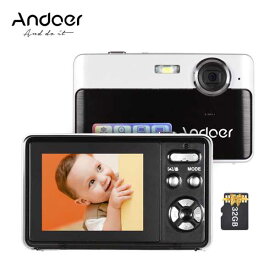 Andoer-子供用4Kデジタルカムコーダー 4k 48mpズーム 2.4インチ 16倍ズーム 内蔵ズーム 32g の フラッシュ ギフト