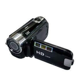 高解像度ポータブルカムコーダー プロ の デジタルカメラ 1080p LEDライト ビデオレコード 黒