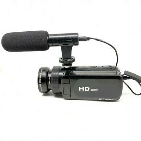 マイク付きHDビデオカメラ 家庭用カムコーダー ビデオレコーダー 1080万