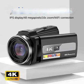 プロ の デジタルビデオカメラ 4kカムコーダー wifi YouTubeストリーミング vlogレコーダー 16時間定期 Webカメラ スタビライザー ビデオ
