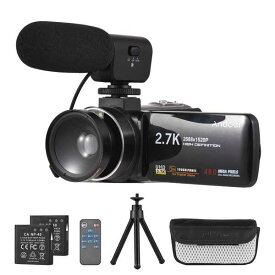 ANDER-16MPデジタルビデオカメラ 2.7k dv 1080P解像度 16倍ズーム 3.0インチ タッチパネル フェイスマスク 防振