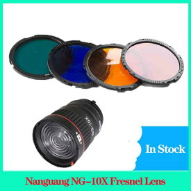 Nanguang NG-10Xフォーカスレンズキット 4色フィルター LEDライト 写真アクセサリー