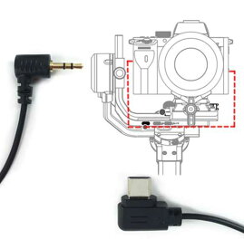 制御ケーブルUSB-C～2.5mm dji ronin sc rsc2 rs3 rs2 ronin-sc canon eos r rp m5 m6 80d 77d 800dタイプcからe3