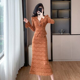 レース セットアップ 全3色 薔薇 バラ レーストップス レーススカート パーティー タイト マーメイドライン ロング丈 きれいめ お呼ばれ 謝恩会 同窓会 二次会 セレモニー 春 秋 冬 オケージョン 50代 40代 30代【wm4820296】