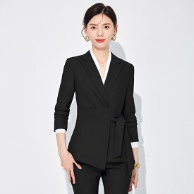 スーツ セットアップ 全3色 2点セット ジャケット ベスト パンツ 上下セット 黒 無地 パンツドレス ボトムス 長袖 スラックス フォーマル きれいめ おしゃれ 大きいサイズ 通勤 オフィスカジュアル 卒業式 入学式 ママスーツ【zlz1700003】