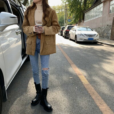 楽天市場 限定値下げ 送料無料 コーデュロイジャケット 全3色 テーラードジャケット オーバーサイズ キルティング裏地 レディース 冬アウター 暖かいアウター 大人カジュアル 秋冬 デイリーおしゃれ F フリーサイズ 大人可愛い Jsファッション 18 12月新作