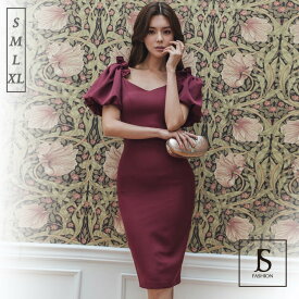 楽天市場 パフスリーブ ドレス レディースファッション の通販