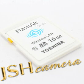 【中古】TOSHIBA 無線LAN搭載 FlashAir SDHCカード 16GB Class10 日本製 (国内正規品) SD-WE016G W-03