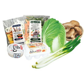 【スーパーSALE割引価格 3,300円→2,970円】 お節介野菜セット みそ汁セット やさい炒めセット 季節の野菜3種 平飼い卵 塩こうじ 送料無料 仕送り 北海道沖縄一部地域配送不可