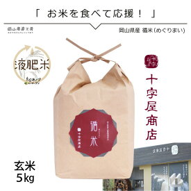 【5/27(月) 1:59まで ポイント最大10倍】 新米予約 令和6年産 5kg 米5 きぬむすめ 5kg 送料無料 美味しいお米 玄米 循米めぐり米 きぬむすめ 玄米 岡山県真庭産お米5kg 北海道沖縄一部地域配送不可