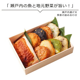 かまぼこ 野菜てんぷら さつまあげ 送料無料 瀬戸内揚げ天 季節の詰め合わせ9点 中光商店 贈り物 父の日 プレゼント 贈答品 北海道沖縄一部地域配送不可