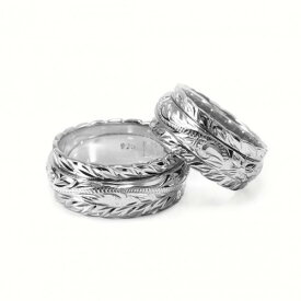 【ハワイアンジュエリー hoo】 シルバー ペアリング SV silver 指輪 RING【楽ギフ_包装選択】