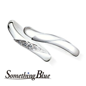 【SomethingBlue】 マリッジリング サムシングブルー　セントピュール 受注生産商品 Pt950 ダイア 結婚指輪 アフターケア有り SB-859-860【送料無料】【楽ギフ_包装選択】