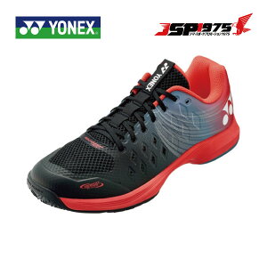 送料無料 YONEX ヨネックス テニス オムニ クレー用 POWER CUSHION AERUSDASH 4 WIDE GC パワークッションエアラスダッシュ4ワイドGC shtad4wg 519 コーラルレッド/ブラック ユニセックス 22.0cm 2024SS