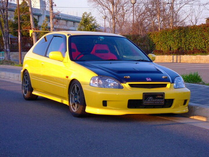 楽天市場】ジェイズ レーシング, EK9前期 エアロボンネット Type-S 