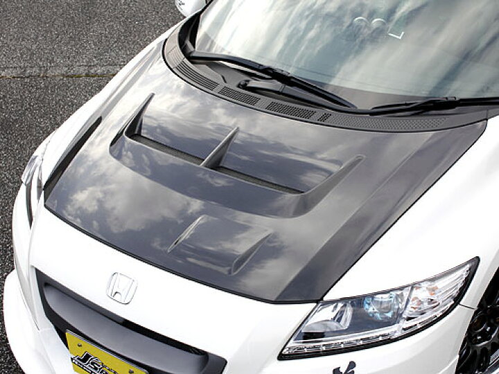 楽天市場】ZF1 CR-Z エアロボンネット Type-S FRP : JSRACING 