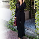パンツドレス 結婚式 黒 卒業式 二次会 パンツスタイル コンビネゾン 襟付き オールインワン ワイドパンツ ロングパンツ 春 秋冬きれいめ 大きいサイズ OL お呼ばれドレス 同窓会 入学式 フォーマル