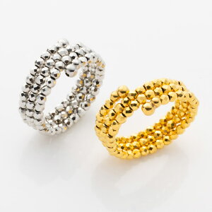 【純金 純プラチナ フリーサイズリング】 9号から19号対応 フリーサイズ リング K24 Pt999 ミラーボール ミラーカット コイルリング スプリングリング ゴールド プラチナ 指輪