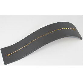 在庫限り☆K18 ペタル チェーン ブレスレット YG WG 約18cm 約0.4g イエローゴールド ホワイトゴールド k18 18金 腕輪 レディース