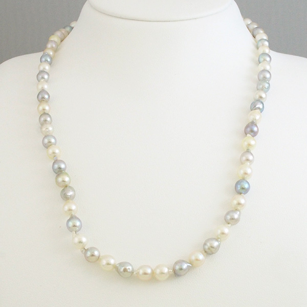 あこや真珠（約5mm珠）バロック マルチカラー パールネックレス 約42cm 真珠ネックレス＊ネックレスのみの販売です＊ |  J-STUDIO（ジェイスタジオ）