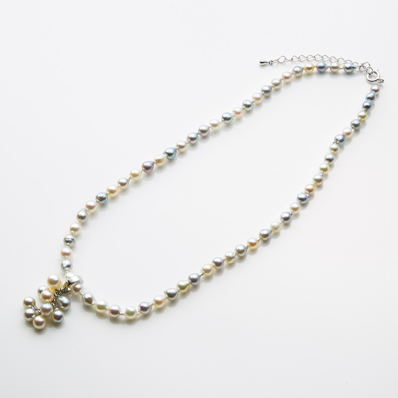 あこや真珠（約5mm珠）バロック マルチカラー パールネックレス 約42cm 真珠ネックレス＊ネックレスのみの販売です＊ |  J-STUDIO（ジェイスタジオ）