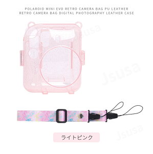 �y�y�V1�ʁz�x�mFUJIFILM instax mini 12 �P�[�X �L���L�� �C���X�^���g�J�����`�F�L�p mini 12�p�ی�N���A�P�[�X �J�o�[�|�[�` �`�F�L�p �t�B�������[�|�P�b�g�݌v �V�����_�[�X�g���b�v�t�� ����