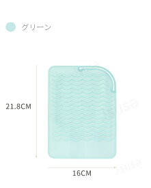 【楽天1位】2IN1 ヘアアイロン用耐熱マットカバー 収納ポーチ ヘアアイロン収納ケース 耐熱温度230℃耐熱生地 ヘアアイロンを熱いまま収納できる 耐熱シリコンマット バッグを焦げから守り 滑り止め 旅行 トラベルポーチ 折りたたみ ネコポス送料無料！【ra29011】