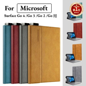 �y�y�V1�ʁzMicrosoft Surface Go 4 3�J�o�[ �蒠�^���U�[�P�[�X �T�[�t�F�X�J�o�[ Surface Go2 Go3 Go4�p ����PU���U�[�P�[�X �蒠�^ �ی�X�^���h�J�o�[ 1926/1901 �P�[�X �}�O�l�b�g ���^ �ϏՌ� �S�ʕی�