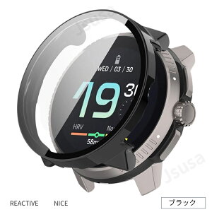 SUUNTO RACE S �P�[�X SUUNTO RACE �ی�J�o�[ �K���X�ی�t�B������̌^�ی�P�[�X SUUNTO RACE S �K���X�t�B���� �S�ʕی� �ϏՌ� �����ߗ� ���^ �����ȒP �X���g ���[�X �G�X �ی�P�[�X �����h�~ 