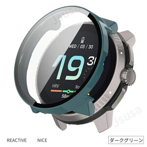 SUUNTO RACE S �p�P�[�X �ی�J�o�[ SUUNTO RACE �K���X�ی�t�B������̌^�ی�P�[�X SUUNTO RACE S �K���X�t�B���� �S�ʕی� �ϏՌ� �����ߗ� ���^ �����ȒP �X���g ���[�X S �ی�P�[�X �����h�~ ��