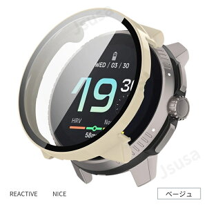 SUUNTO RACE S �p�P�[�X �ی�J�o�[ SUUNTO RACE �K���X�ی�t�B������̌^�ی�P�[�X SUUNTO RACE S �K���X�t�B���� �S�ʕی� �ϏՌ� �����ߗ� ���^ �����ȒP �X���g ���[�X S �ی�P�[�X �����h�~ ��