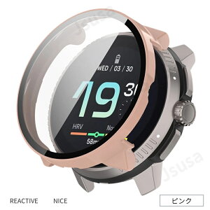 SUUNTO RACE S �p�P�[�X �ی�J�o�[ SUUNTO RACE �K���X�ی�t�B������̌^�ی�P�[�X SUUNTO RACE S �K���X�t�B���� �S�ʕی� �ϏՌ� �����ߗ� ���^ �����ȒP �X���g ���[�X S �ی�P�[�X �����h�~ ��