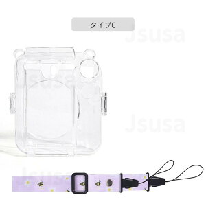 �y�y�V1�ʁz�x�m�`�F�L�p�P�[�X FUJIFILM instax mini 12 �P�[�X mini 11 �N���A�P�[�X instax mini SE�p �|�[�` �C���X�^���g�J�����`�F�L�p instax mini 12 mini 11�p�ی�J�o�[ �`�F�L�p�t�B�������[�|�P�b�g