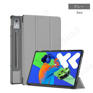 Lenovo Idea Tab Pro 12.7�C���` �P�[�X Lenovo xiaoxin pad pro 12.7�C���`�ی�J�o�[ �����X�^���h�@�\�P�[�X ZAE40096JP ZAE50017JP 12.7�^ ���U�[�P�[�X �蒠�^�X�^���h�J�o�[ �L�Y�h�~ �y�� 2025 �P�[�X �I�[�g