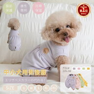 【楽天1位】術後服 犬用 猫用 小中型犬用 女の子 雌用 四脚 術後着 術後ウェア 傷口舐めない エリザベス…