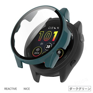 Garmin Forerunner 265S �P�[�X �K���X�ی�t�B���� �J�o�[ GARMIN Forerunner 265 �J�o�[ �K���X�t�B������̌^�ی�P�[�X �K���X�t�B���� �K�[�~�� 265s �ی�P�[�X �K�[�~�� 265 �ی�J�o�[ �X�}�[�g�E�H