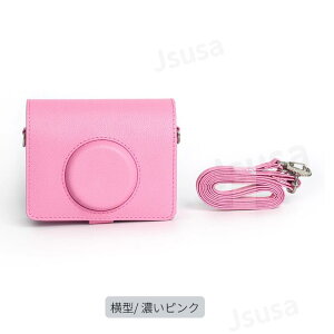 �y�y�V1�ʁzFUJIFILM instax mini Evo�p�P�[�X �|�[�` �o�b�O�J�o�� �V�����_�[�X�g���b�v�t�� �C���X�^���g �`�F�L�p �ی샌�U�[�P�[�X �J���� ���[�|�[�` �o�b�O �J�o�� ���ʃv���e�N�^�[ �{�f�B