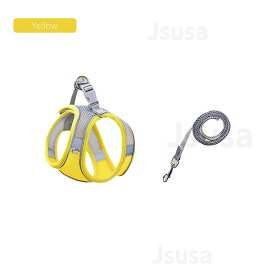 犬猫用胸当て＆ハーネス＆リードセット ペット胸当て ペットリード 犬猫用品 ペットグッズ 犬猫リード 胴輪 引きひも 夜反射 通気性 抜けない お出かけ用品 ネコポス送料無料！【ra99510-1】