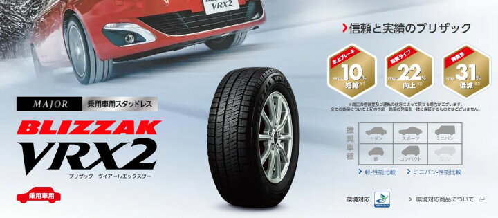 楽天市場】2025年製造 ブリヂストン 155/65R14 BLIZZAK VRX2 日本製 