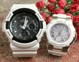 Gショック ペア G-SHOCK BABY-G ペアウォッチ ペア腕時計 カシオ 2本セット アナデジ GAW-100B-7AJF BGA-1100GR-7BJF 人気 ラッピング無料　あす楽対応