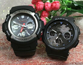 恋人たちのGショックペアウォッチ G-SHOCK BABY-G ペア腕時計 カシオ 2本セット gショック 電波ソーラー AWG-M100-1AJF BGA-2500-1AJF ラッピング無料　あす楽対応